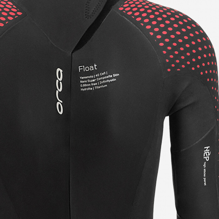 2024 Orca Frauen Apex Float Triathlon Neoprenanzug MN53 - Red Buoyancy